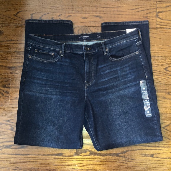 LUCKY BRAND Women’s SWEET Mid-Rise Straight 20x35 Dark Wash Jeans NWT - Picture 5 of 13